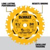 DEWALT 6-1/2 in. 24T Circular Saw Blade (DWA261224)