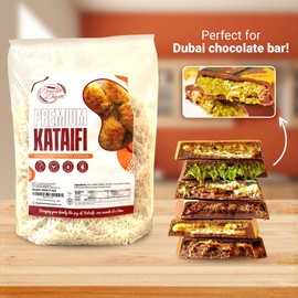 Kataifi Shredded Phyllo Dough, Dubai Pistachio Chocolate Bar Recipe, Kadayif Pastry Dough, Kunafa, Kunafeh dough