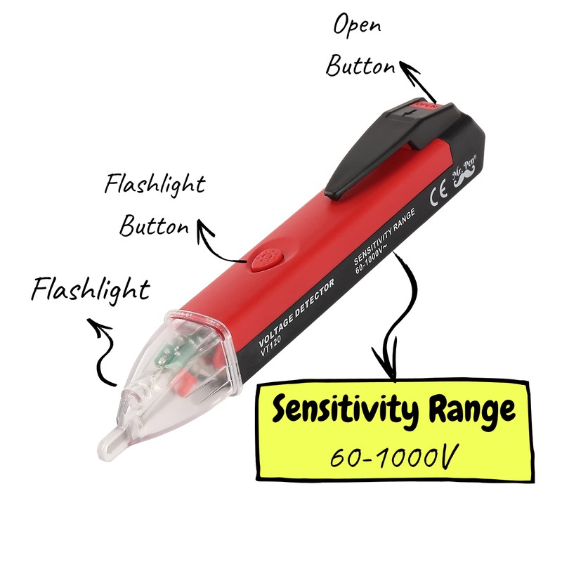 Mr. Pen Voltage Tester, Non Contact AC Voltage Detector, Electric