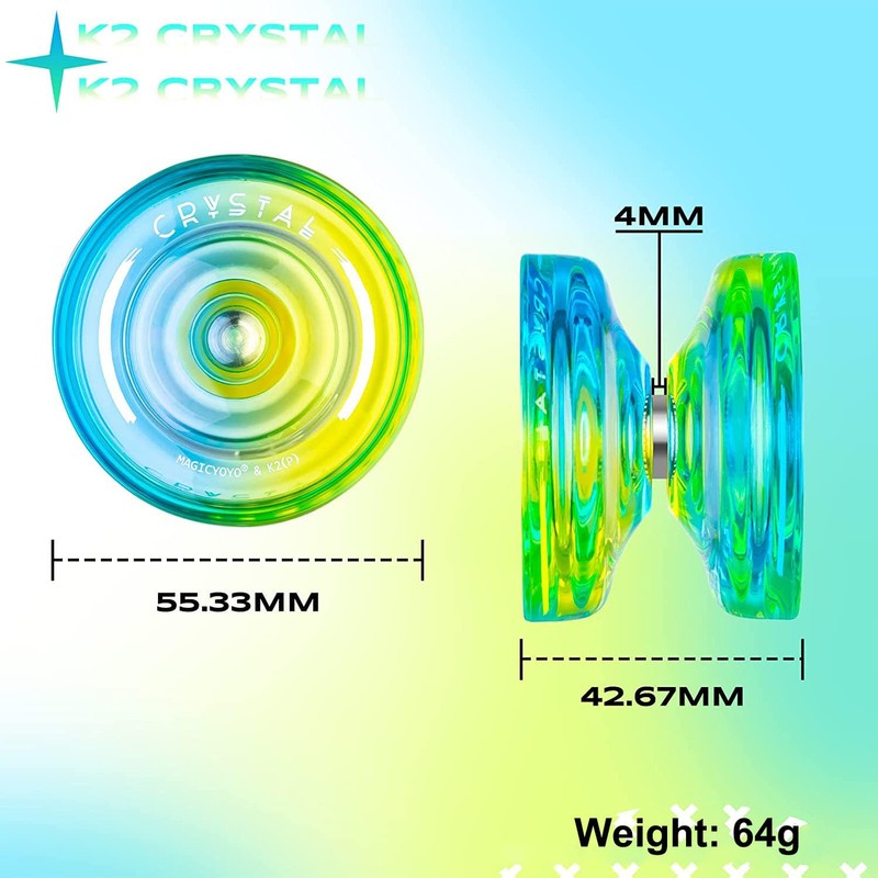 MAGICYOYO Responsive Yoyo for Kids Beginners, Dual Purpose Yo Yo