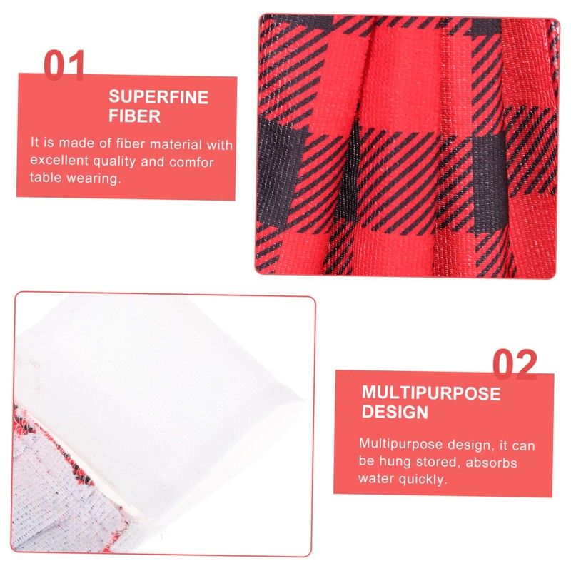 LABRIMP Hanging Hand Towel Water Absorbent Kitchen and Bathroom Hand