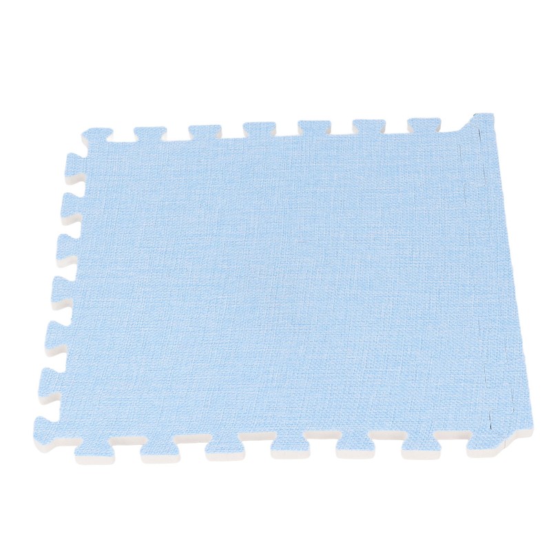Cotton Linen Interlocking Mat Thicken Soundproofing Cuttable Patchwork Puzzle Foam