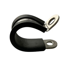 Hose Pipe Clamp Rubber Stainless Steel - Premium Quality 5 Pack, 21 mm