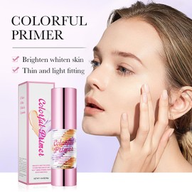 3 In 1 Primer for Face Before Makeup, ​​One Step Color Corrector, Oil Control​​ Waterproof & Sweat-Proof​​, Suitable for All Skin Types