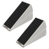BYH 2pcs Heavy Duty Metal Door Stoppers Wedge, Adjustable Spring