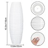 FERCAISH Rice Paper Floor Lamp Shade, Foldable and Minimalist style