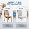 2PCS Dining Chair Covers, Thickened Jacquard Anti-Cat Scratch Stretch Dining