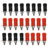 senvenelec 24pcs 4 mm Banana Clamp Socket, 4 mm Lantern