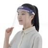 Transparent face shield protects the face from external contamination / 투명 페이스쉴드 외부오염으로부터 얼굴보호