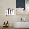 Mspan Toothbrush Razor Holder for Shower: Wall Mounted Tooth Brush