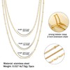 Elegance 11 designs Gold Thin Chain Layered Necklaces For Women