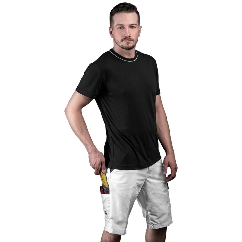 ACE Handyman Men's Elasticated Work Shorts (Ace Handyman) - White,
