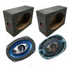 Gravity 6x9 inch 4-Way 380 Watts Coaxial Car Speakers CEA
