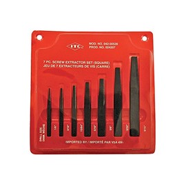 ITC 7-Piece Square Screw Extractor Set - 24207