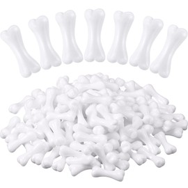 300 Pcs Plastic Bones Mini Skeleton Bones White Fake Bones Small Human Caveman Bones Miniatures for Crafts Decor Skeleton Costume Women Men