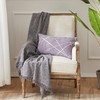 GIGIZAZA Decorative Throw Pillow Covers 20 x 20,Voilet Purple Sofa