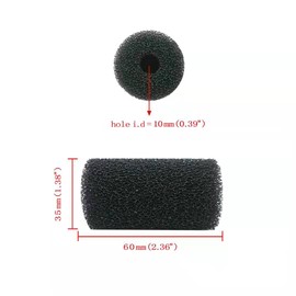 IAFVKAI Pack of 6 Pre-Filter Sponge Aquarium Foam Sponge Roll Filter Pump Sponge Cover for Aquarium Fish Tank S
