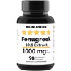MONOHERB Fenugreek Extract 1000 mg - 90 Vegetarian Capsules