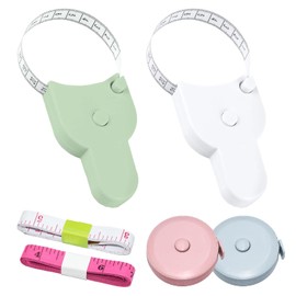 LXBCTOP Pack of 6 Tape Measure Body, Soft Tape Measure Body, Retractable Body Measuring Tape for Measuring Length Chest Waist etc., 150 cm/59 Inch Tape Measure Sewing Accessories for Craftsmen Tailors