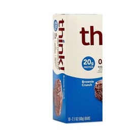 Think Products ThinkThin Bar Brownie Crunch - 10 Bars