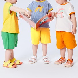 loyboon Set di 6 pantaloncini da bambino in cotone unisex per bambini, estivi, da 1 a 5 anni, Pantaloncini da bambino, 3-4 Anni