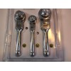 Pittsburgh 3 PC FLEX HEAD STUBBY RATCHET HANDLE SOCKET WRENCH