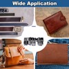sourcing map 18pcs Leather Hole Punch Tool High Speed Steel