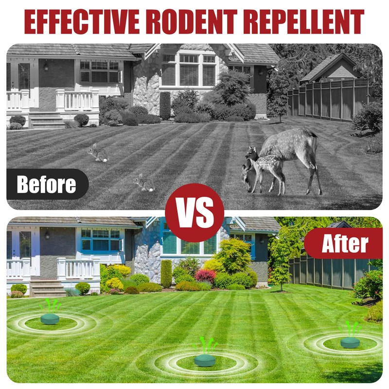 Deer Repellent Ball 12 Pcs: Effective Deer Deterrent for Garden,