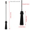 Black 30.48 cm Metal Ceiling Fan Zipper Kit, Decorative Fan