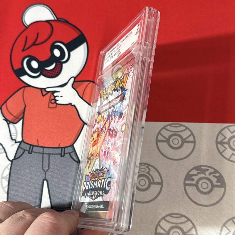 Graded 10 2025 Prismatic Evolutions Sealed Booster Cards Pack Umbreon