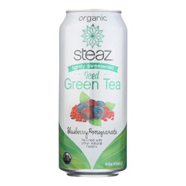 UD_Steaz Lightly Sweetened Green Tea - Blueberry Pomegranate - Case Of 12 - 16 Fl Oz.