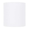 Upgradelights 6 Inch Barrel Drum Clip On Chandelier Lamp Shade (White Silk)