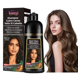 Champú Para Teñir El Cabello, Protector Natural Para Teñir El Cabello, 500 Ml De Tinte Profesional Para Hombres Y Mujeres, Sólido Y Suave, Duradero...