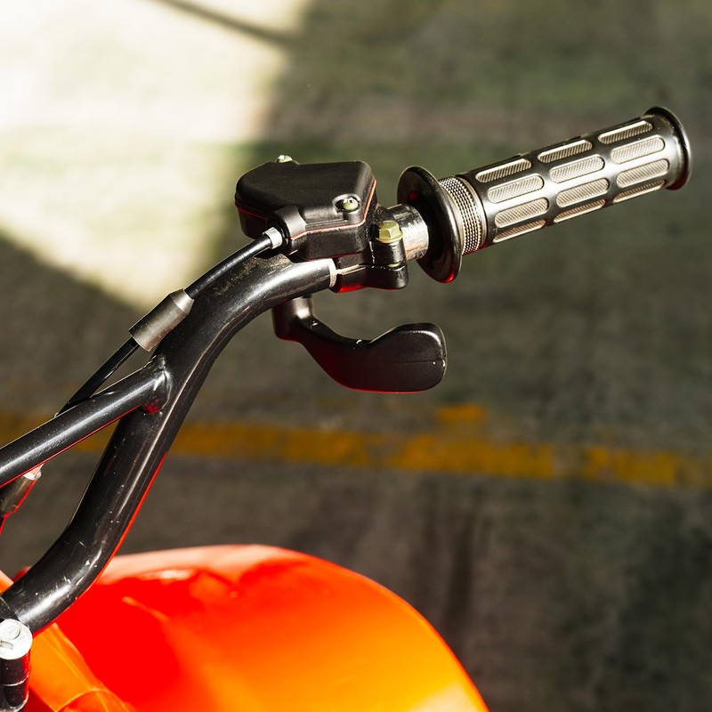 RUTU 7/8'' 22mm Thumb Throttle Cable Accelerator Handle Assembly for