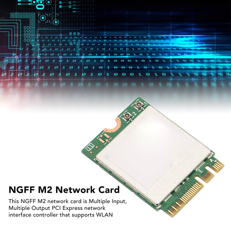Wireless Network Card 2.4GHz 5GHz 1800Mbps Bluetooth 5.2 Plug and