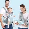 Multifunctional Breathable Baby Carrier with Hip Seat Lumbar Support Waist