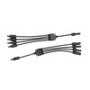 One Pair Solar Panel Adapter Y Branch 1 to 4