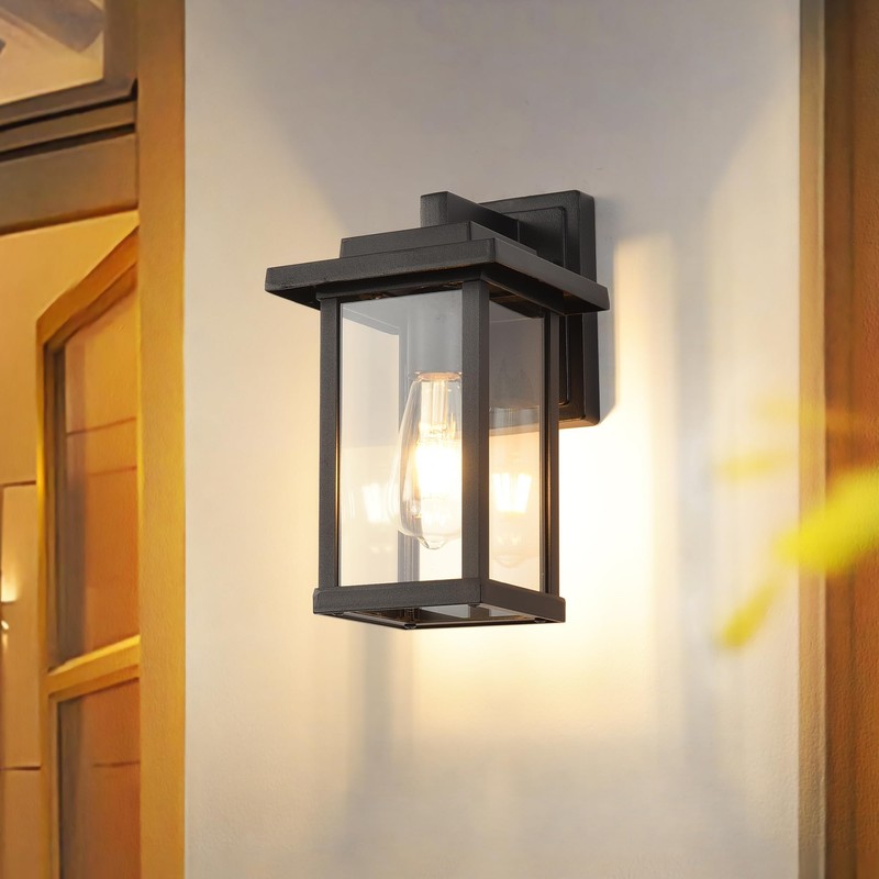 Outdoor Wall Light Fixtures, Modern Exterior Wall Mount Lanterns, Outside