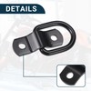 TUCKBOLD Car D-Ring Mounting Strap Rings 1/4 Inch Multi-Purpose Anchor
