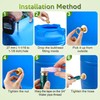 HappyAlley Rain Barrel Linking Kit, 8 inch Rain Barrel Hose