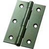 Fujitec B-11053 Color Hinges, Bag Included (2 Pieces), Thick 2.5 inches (64 mm), Brown