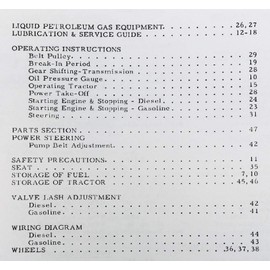 Allis Chalmers D19 Tractor Owners Operators Manual