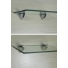 Metal Adjustable Wood/Glass Shelf Bracket Wall Mount 2 Pcs or