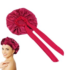 Silk Bonnet for Sleeping, Silk Bonnet, Women/Men/Children Satin Hair Cap, Night Silk Sleeping Cap, Sleep/Shower for Hair Cap, Wrap Hair, Oil, Hair Protection, Reusable Sleeping Satin Hood