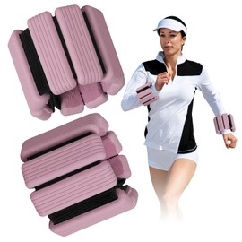 Wrist Weights for Men Women, Set of 2 Arm & Leg Weights Improve Workout Effectiveness, Freely Removable, Adjustable Wrist Weights for Yoga Dance Volleyball Soccer Baseball, Interstellar Purple