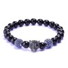 Malahill Cubic Zirconia Charm Beads for Jewelry Making, Leopard Head