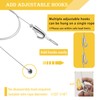 Picture Rail Hooks and Wire Hanging System,Sunxer Tool Picture Hanging