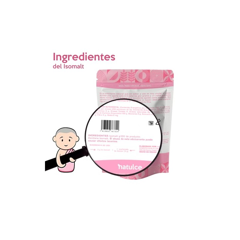 NATULCE | Isomalt 1kg | Ideal Repostería Y Decoración Libre