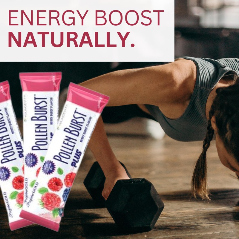 Youngevity Pollen Burst Energy Drink - Strawberry Acai 30 Count