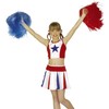 Pom Pom Red Accessory for American Sports Fancy Dress